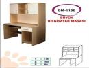 UCUZABURDA.COM  KİTAPLIKLI BİLGİSAYAR MASASI 