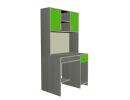 UCUZABURDA.COM  KİTAPLIKLI BİLGİSAYAR MASASI 