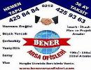 BENER ARSA OFİSLERİNDE 36 AY TAKSİTLİ İMARLI ARSALAR