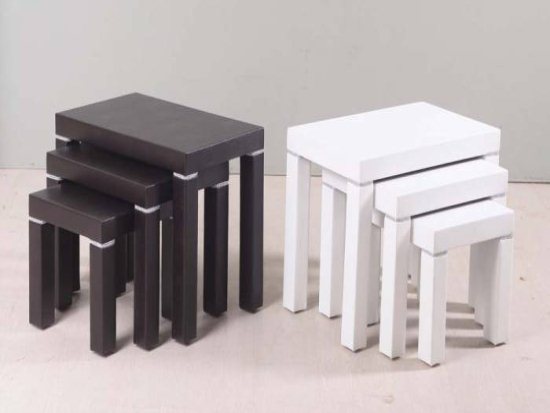 3 LÜ DERİ ZİGON SEHPA TOPTAN & PERAKENDE 