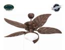 Oğuzhan - The Outdoor Series Paslı Bronz - 122 Cm. Dış Mekan Aydınlatmalı Tavan Vantilatörü