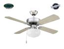 Oğuzhan - Builder Series Fırçalanmış Nikel - 107 Cm. Aydınlatmalı Tavan Vantilatörü