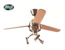 Hunter - Carera Fırçalanmış Nikel - Aydınlatmalı 132 Cm. Tavan Vantilatörü