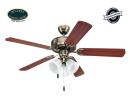 Oğuzhan - Builder Series Antik Pirinç - 132 Cm. Aydınlatmalı Tavan Vantilatörü