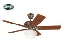 Hunter - Savoy Kehribar Bronz - 132 Cm. Aydınlatmalı Tavan Vantilatörü