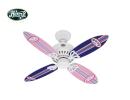 Hunter - Bayport Beyaz - Pembe/Mavi Surf Tahtası Deseni Kanatlı 107 Cm. Tavan Vantilatörü