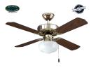 Oğuzhan - Builder Series Antik Pirinç - 107 Cm. Aydınlatmalı Tavan Vantilatörü