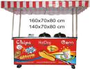 Çubukta Patates, Hotdog, Bardakta Mısır Standlarında Yeni Sezon Kampanyası. CHİPSFUNNY-BYPATATO