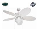 Oğuzhan - The Outdoor Series Beyaz - 132 Cm. Dış Mekan Aydınlatmalı Tavan Vantilatörü