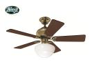 Hunter - Builder Select Antik Pirinç - 107 Cm. Aydınlatmalı Tavan Vanitlatörü