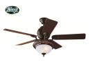 Hunter - Salinas Çekiçlenmiş Bronz - 132 Cm. Aydınlatmalı Tavan Vantilatörü