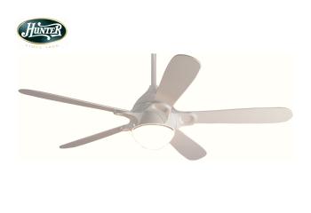 Hunter - Lugano Beyaz - 132 Cm. Aydınlatmalı Tavan Vantilatörü