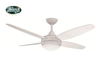 Hunter - Sonic Beyaz - 112/132 Cm. Aydınlatmalı Tavan Vantilatörü