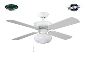 Oğuzhan - Builder Series Beyaz - 107 Cm. Aydınlatmalı Tavan Vantilatörü