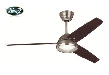 Hunter - Metro Fırçalanmış Nikel - 112/132 Cm. Tavan Vantilatörü