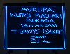 LED YAZ SİL TABELA İLE KARINIZA KAR KATIN !!!