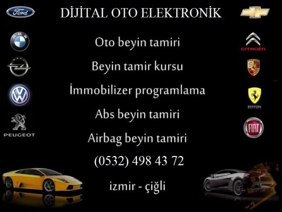 DİJİTAL OTO ELEKTRONİK OTO BEYİN TAMİR VE KURSU
