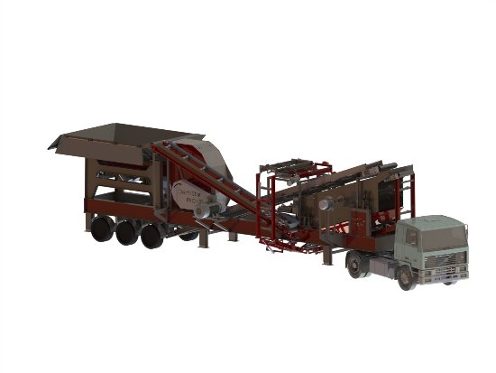 Stoktan Satılık 150-200 Ton Saat Kapasiteli Mobil Konkasör