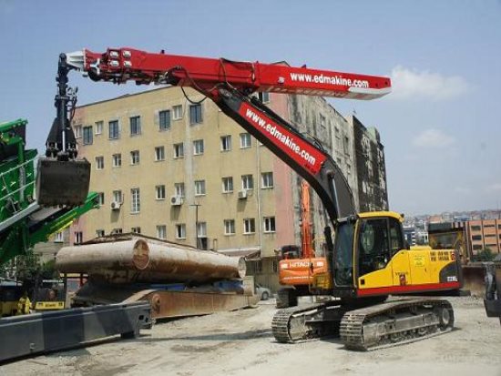 DERİN KAZI EKSKAVATÖRÜ, DERİN KAZI HAFRİYATI, DİKEY KAZI HAFRİYATI, DİKEY KAZI EKSKAVATÖRÜ