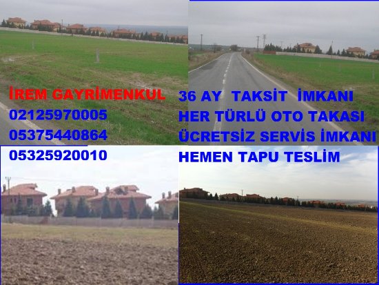 KONUT İMARLI ARSALARI GÖRMEDEN KARAR VERMEYİN