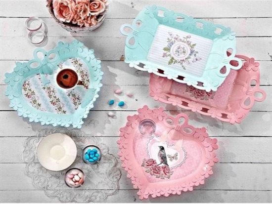 KARE PAPATYA SUNUM TEPSİ 