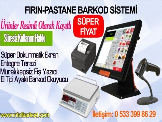 (Basit ve Hızlı) Fırın-Pastane Dokunmatik Barkod Sistemi