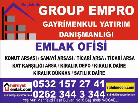 KARTEPE SATILIK 40002 SANAYİ ARSA